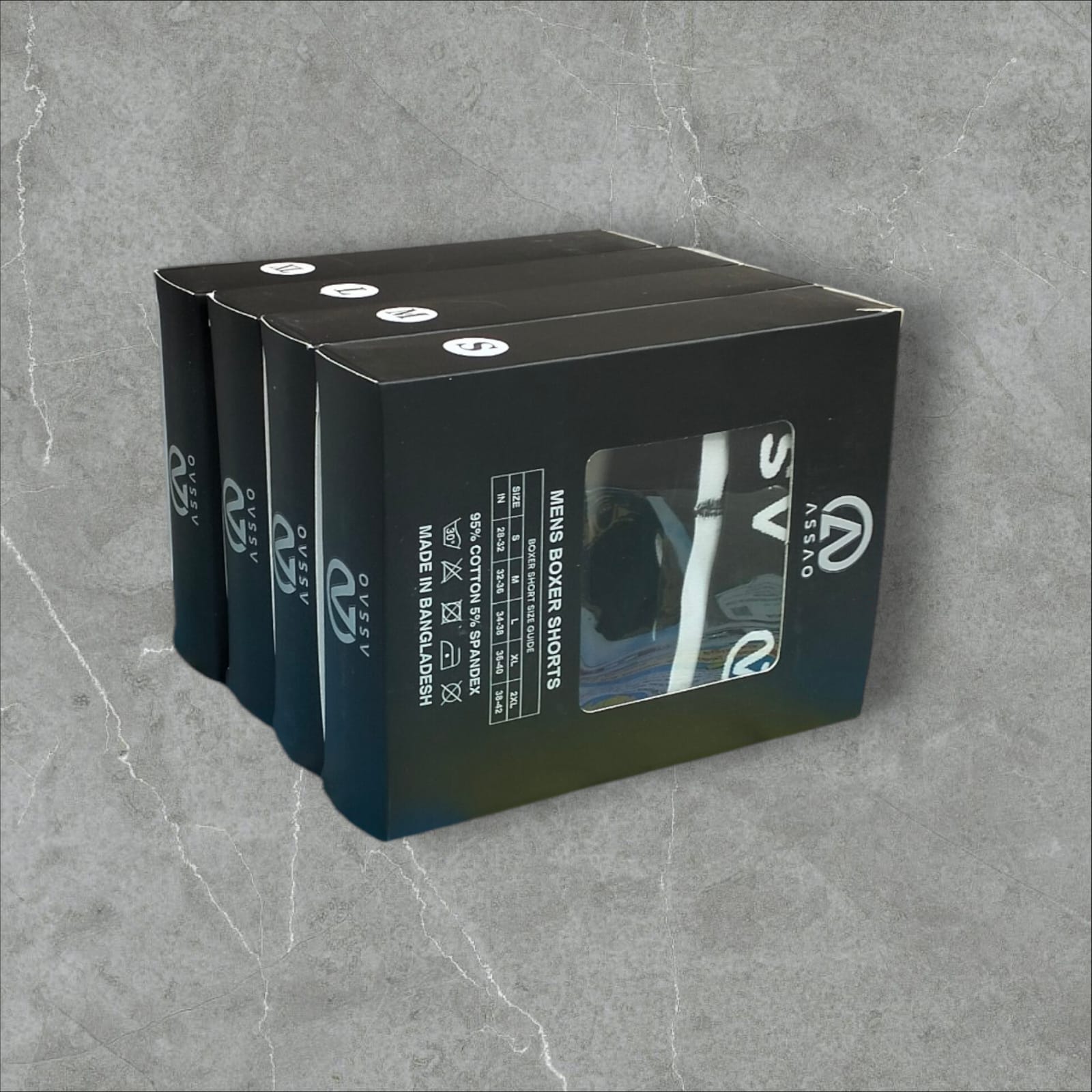 Men's Premium 3 Pac Combo Boxer (3*2=6pes)