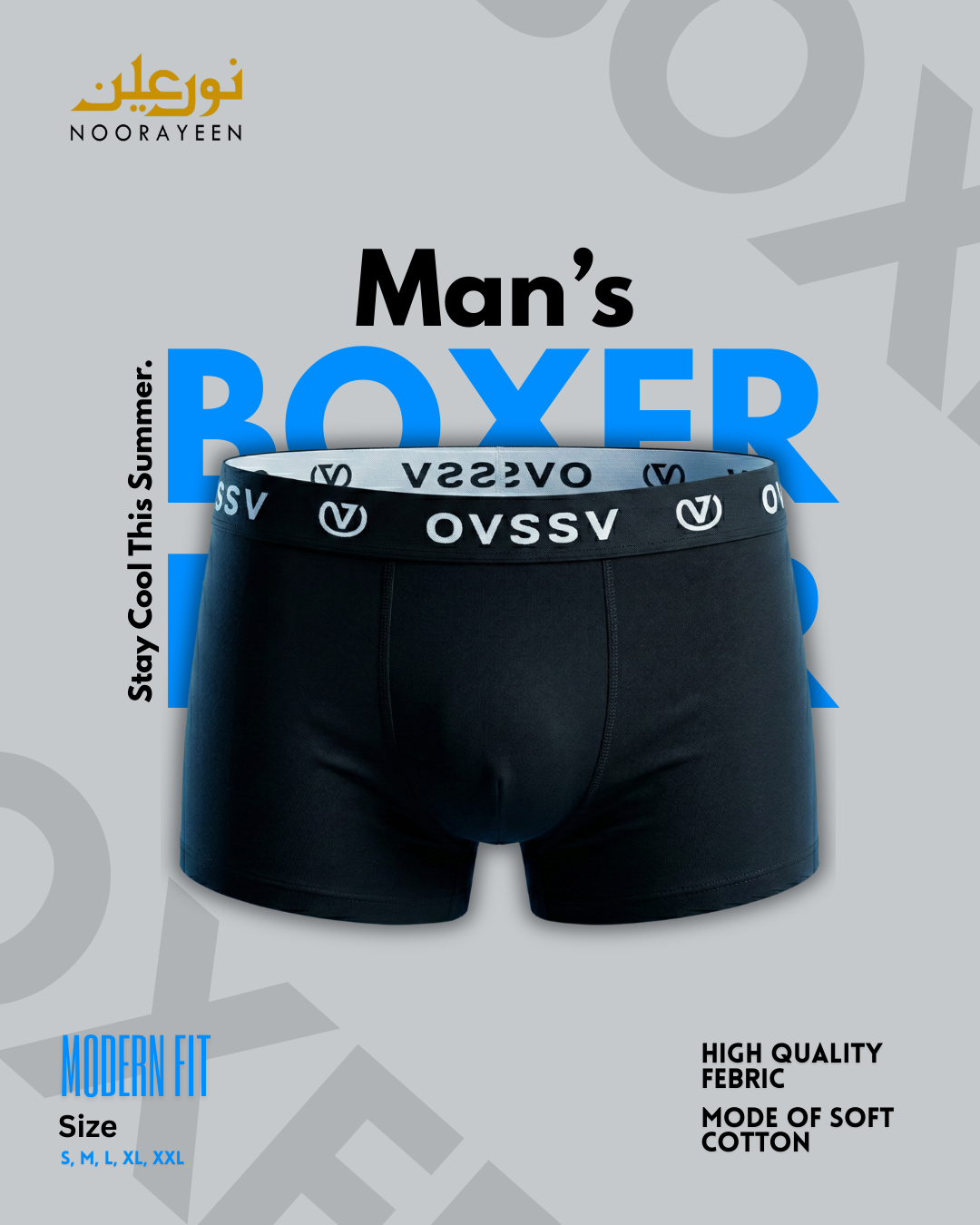 Anti-Bacterial 4 Pac Combo Boxer (4*2=8pes)